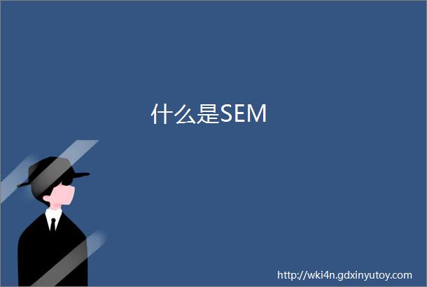 什么是SEM